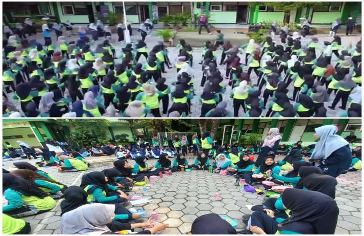 Senam dan Sarapan Sehat di MAN 1 Kebumen Sambut HUT ke 80 RI